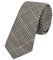 DonDon Herren Krawatte kariert 6 cm braun-schwarz