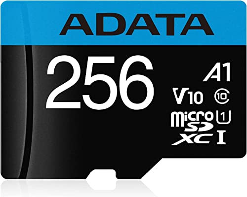 SD MicroSD Card 256GB ADATA SDXC (UHS-I Class 10) m. A. AUSDX256GUICL10A1-RA1