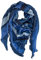 Invero, Merino Dreieckstuch/Schal Kyra, 100% Wolle (Blau)