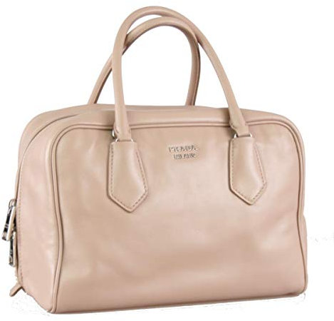 Prada Damen Beige Leder Schultertasche 1BB010 ASK F0MW2