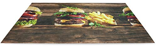 Tex family Tappeto Runner da Cucina Passatoia Antiscivolo Hamburger Made in Italy - Cm. 50x220