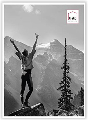 HAES DECO - Fotorahmen/Wandrahmen/Fotorahmen, Kunststoff, Easy Frame, Weiß, 50 x 70 cm – EF8W