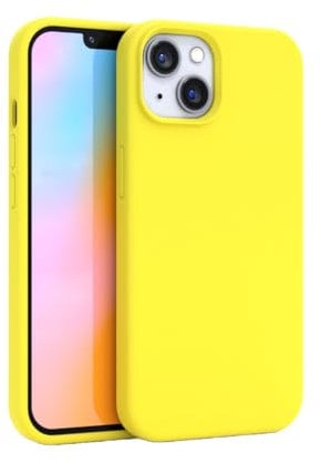 FELONY CASE - iPhone 12 / iPhone12 Pro Neon Yellow Protective Case, TPU and Polycarbonate Shock-Absorbing Bright Cover - Crack Proof with a Gloss Finish - Full iPhone Protection