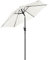 Yaheetech Sombrillas Terraza 230cm Inclinable Parasol para Jardín con Manivela Impermeable Proteccion UV para Patio, Exteriores, Junto a Piscina, Restaurante y Cafetería Crema
