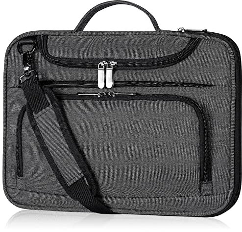 BERTASCHE 13 13.3 inch laptop bag, Macbook air case with strap charger pocket compatible W/MacBook air/Pro,Surface Pro 7/8/X