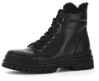 Gabor Damen Combat Boots, Frauen Stiefeletten,Wechselfußbett,Best Fitting