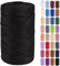Uiopa Makramee Garn 3mm x 200m Polypropylen Flache Macrame Cord Makramee Band Makramee Schnur Farbig für Häkeln, Stricken, Dekoration, DIY Handwerk