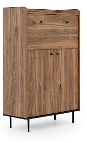 BETTSO - Kommode Sideboard Schubladenkommode Highboard Moderne Kommode mit Flügeltüren und viel Stauraum für Ihren Wohnbereich 90x140x40cm-VIVO 90 (Brandy Castello)
