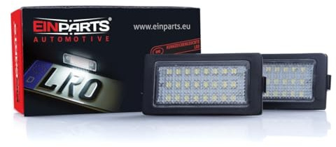 EinParts Kennzeichenbeleuchtung EP112 Canbus 6000K Kalt Weiß für 7er E38 1995-2001 2 Stücke