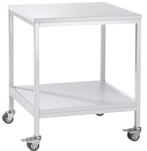 kaiserkraft | Labor-Fahrtisch | mit Ablageboden | Tragfähigkeit 200 kg | BxTxH 600 x 750 x 900 mm