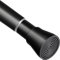Tringle à rideau de douche extensible sans perçage en acier inoxydable pour armoire, salle de bain, balcon, rideau de douche (170-260 cm, noir)