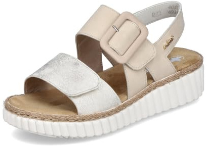 Rieker Damen Keilsandalen 62950, Frauen Sandalen