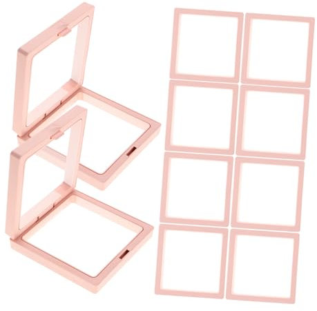 FRCOLOR 10pcs Press Nail Storage Box Nail Display Boxes Portable Reinforced Construction