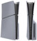 Slim Disc Edition Cover Plates for New PS5 Slim Console, Shell Panels Compatible with New PlayStation 5 Slim Accessories Protective Replacement Faceplate (Grey)