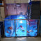 Wasserspeicherbecken, großes Aquarium aus PVC-Canvas, Teich für Fische und Wassertiere, Stahlrahmen, klares Sichtfenster, leicht zusammenzubauen, Blau (Größe: 200 x 100 x 71 cm)