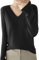 Damen Sweatshirt Baumwolle Winter Pulli Pullover V-Ausschnitt Elegant Einfarbig Strickpulli Baumwolle Grobstrick Winterpullover Warm Wollpullover Casual Lose Cashmere Pullover Gestrickter Sweater