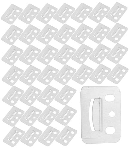 Hoement Wandpaneel Befestigungen öbel Klips Edelstahl Wandpaneel Für öbel Verzinkt Ideal Für Den Einsatz Schränken Und öbeln