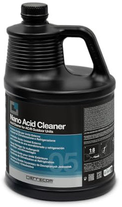 Errecom Nano Acid Cleaner, Acid Cleaner for Outdoor Units of Air Conditioning and Refrigeration Systems, Concentrated Formula, 5 L