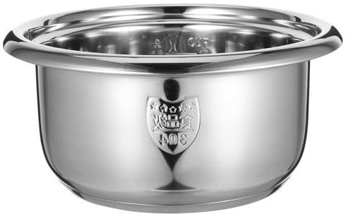 Ciieeo Rice Cooker Pot Replacement Stainless Steel Inner Cooking Pot Nonstick Surface Fits Multiple Brands