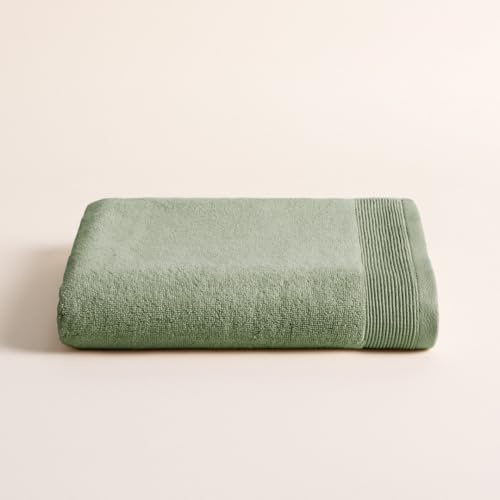 BOHEME Asciugamano doccia Harmony, verde chiaro, 70 x 140 cm