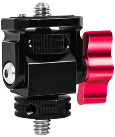 Miniatur Schnecke PTZ für Video und Fotografie Gear 1/4 Schraube Mount Kamerahalter Ständer für Monitore und Lichter DSLR Kamera Mount Adapter