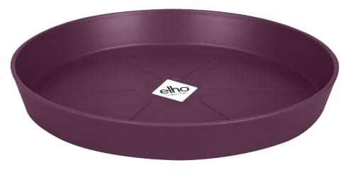 elho Loft Urban Saucer Round 24 - Saucer for Outdoor & Accessories - Ø 24.4 x H 3.4 cm - Purple/Maple Purple
