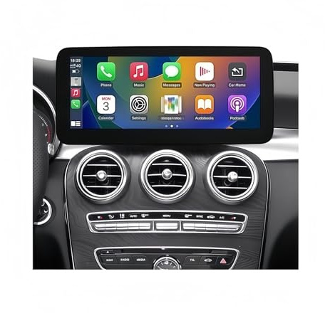 Android Auto-Bildschirm Kabelloses CarPlay und Android Auto für Mercedes-für Benz W205, W176, GLC, ACV-Klasse(10.25 inch NTG5.0)