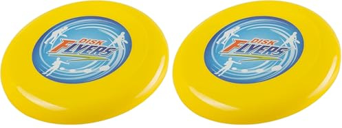 Idena - Frisbee, ca. 19 cm, Sortiert, ideal für den Sommer, im Park und Garten (Packung mit 2)