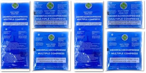 LisaCare Gel Kühlpads - 3 Größen Kühlkissen - Kühlpads Set - Kalt-Warm Kompresse für Kinder & Erwachsene - Akute Schmerzen & Fieber Behandlung - Mikrowellen geeignet (Packung mit 2)