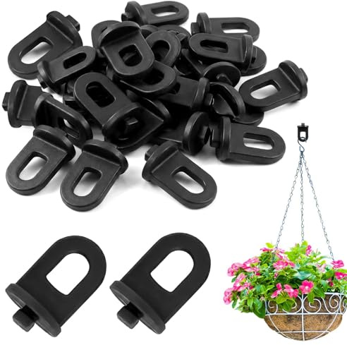 50 Stück Gewächshausclips mit Hoher Tragkraft – Stabile Pflanzenhalter & Aufhängevorrichtungen, Ösen Rankhilfe Clips für Gewächshäuser, Gärten & Rankpflanzen, Wiederverwendbare Pflanzenhalter Clips