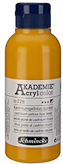 Schmincke AKADEMIE Acryl color Kadmiumgelbton dunkel 250 ml, 23 228 027