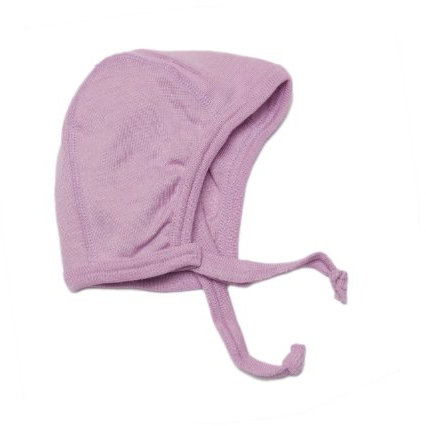 Engel Naturtextilien, Baby H�ubchen Wolle Seide, Gr. 74/80, Flieder