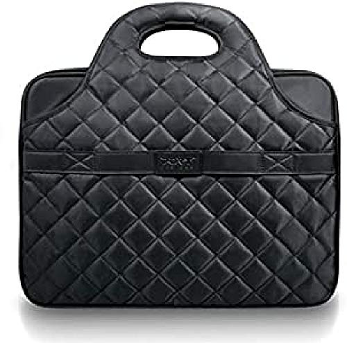 Port Designs Firenze Black/Red Professional Business/College Mens/Womens Laptop Bag/Messenger Bag for 15 inch Windows/MacBook/Dell/HP/Lenovo