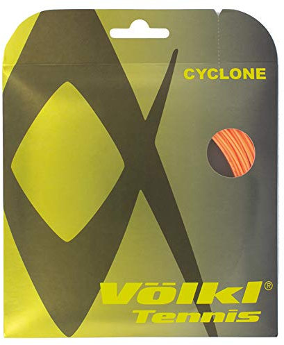Volkl Cyclone Cordage Schläger für Erwachsene, Unisex, Neonorange, 12 m