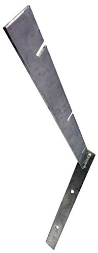Easipet Galvanized Security Bracket for Razor Wire, 45-Degree Single Mount