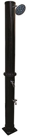 Mauk® Solardusche Camping Gartendusche | Brause mit Wasserhahn | 35 Liter Schwarz
