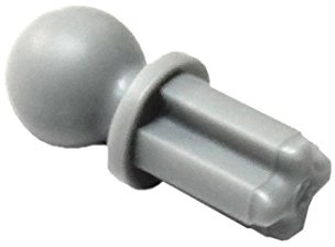 LEGO Teile und Teile: Technic Hellgrau (Medium Stone Grey) Anhängerkupplung mit Achse x20