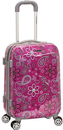 Rockland 20 Polycarbonate Carry On, Trolley Rosa BANDANA taglia unica