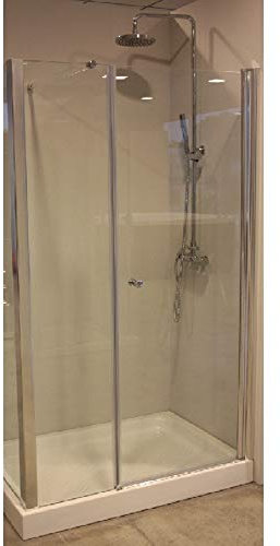 Box doccia in cristallo Trasparente 6 mm - 1 lato (nicchia) - apertura anta a battente - Mod. SIRIO (Larghezza 160 cm)