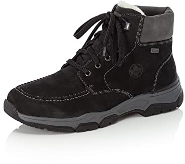 Rieker Herren Schnürstiefeletten 31240, Männer Stiefeletten,lose Einlage,wasserdicht,riekerTEX,schnürboots,schwarz (00),44 EU / 9.5 UK
