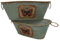 Set 2 Cestas, Paneras Ovaladas de Metal con Estampado Decorativo - 2 medidas