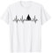 Segelboot Herzschlag Segeln EKG Boot Skipper Segelschiff T-Shirt
