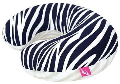 Mother hood Stillkissen ergonomisch, Öko-Tex Standard 100, Zebra dunkelblau