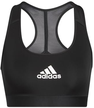 Adidas Damen Pwr Ms Sport-BH, Schwarz, L