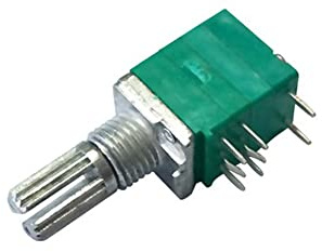 ezqnirk 5pcs RK097GS 8Pin mit einem Schalter Audiowelle 15 mm Verstärker -Dichtungs -Potentiometer,10K Ohm