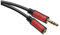 EMOS Jack Cable estéreo de 3,5 mm Jack y hembra (M-macho/F macho), cable AUX de 5 m, cable de audio para iPhone, smartphone, iPad, tableta, reproductor de MP3, reproductor estéreo, auriculares, negro