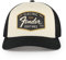 AMERICAN NEEDLE Fender Guitars Patch Uni verstellbare Snapback Baseballmütze, Schwarz/Elfenbein (Sinclair), Einheitsgröße