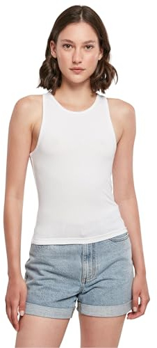 Build Your Brand Damen Top Ladies Racer Back Top White S