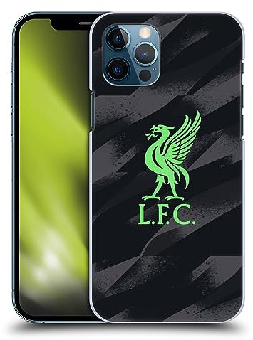 Head Case Designs Officially Licensed Liverpool Football Club Home Goalkeeper Kit 2023/24 Hard Back Case Compatible With Apple iPhone 12 / iPhone 12 Pro
