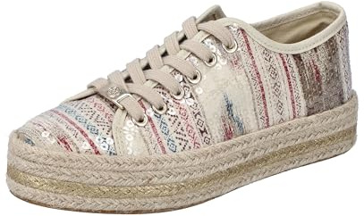Rieker Damen Sneaker 94010-60 beige Gr. 40